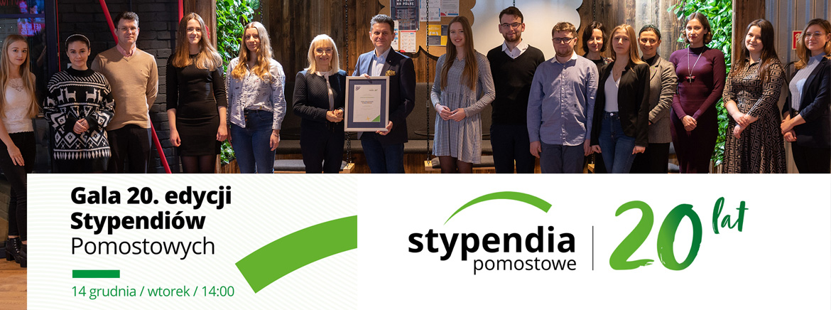 Gala 20.edycji Stypendiów Pomostowych